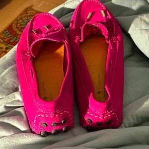 Hot Pink Moccasins